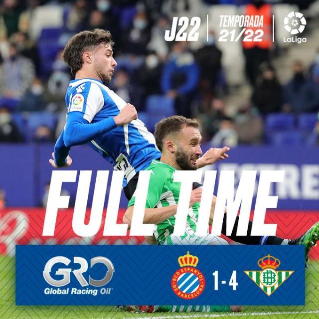 开云体育-【西甲】武磊连续7轮未出场 西班牙人1比4贝蒂斯